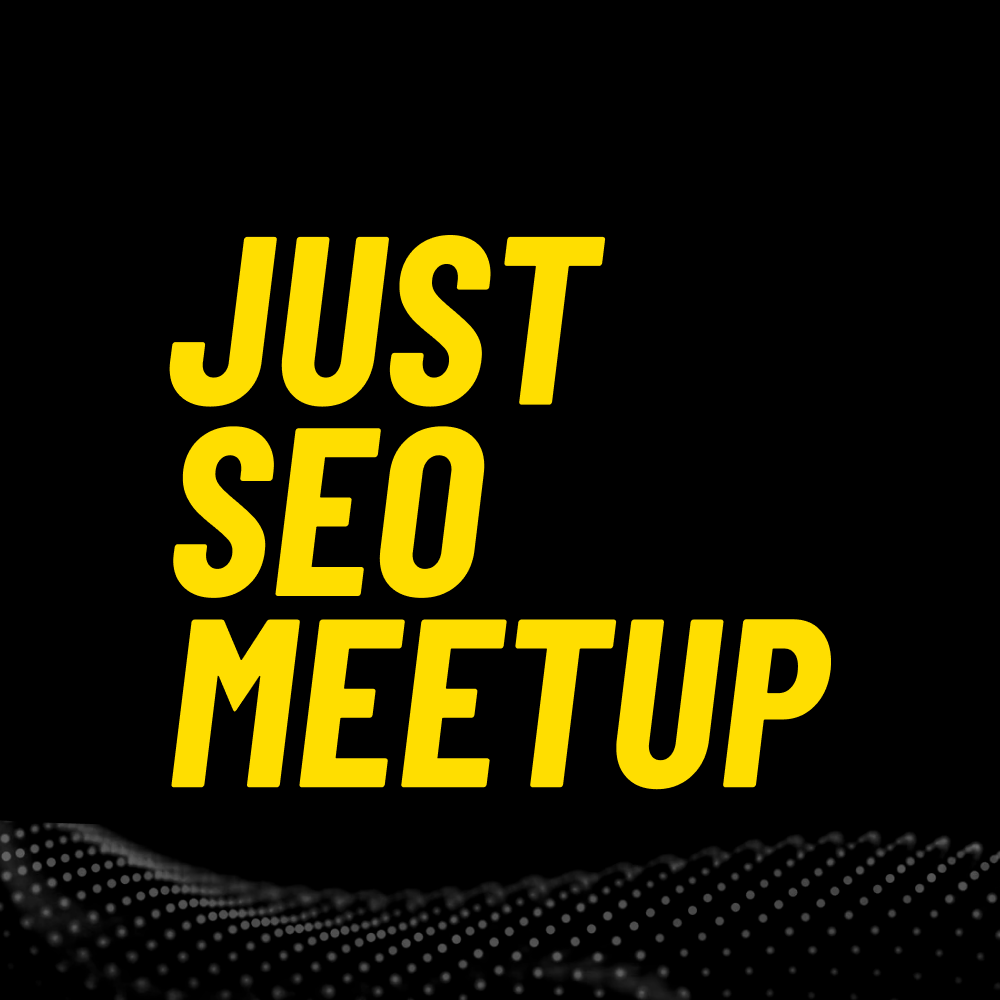 Just SEO MeetUp Warsaw 2026 логотип
